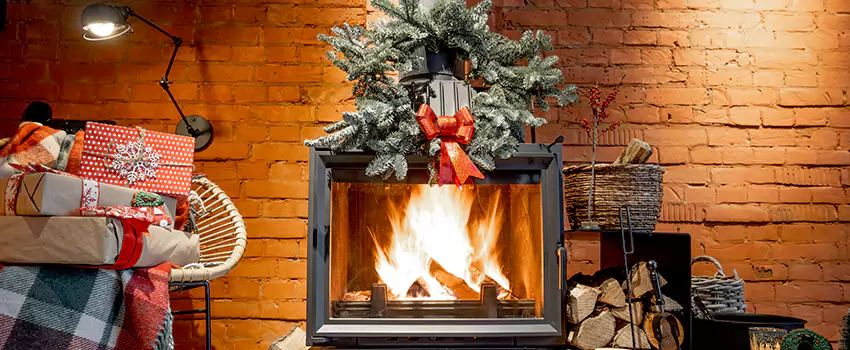 Travis Industries Linear Gas Fireplace Installation in Loma Linda, California