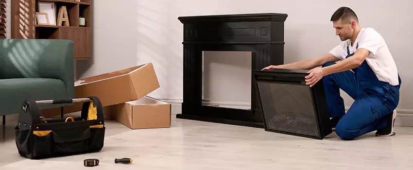 Old Rusted Metal Fireplace Repair And Replacement in Loma Linda, CA